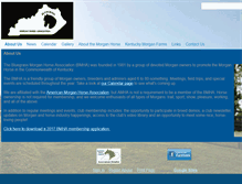 Tablet Screenshot of bluegrassmorgans.com